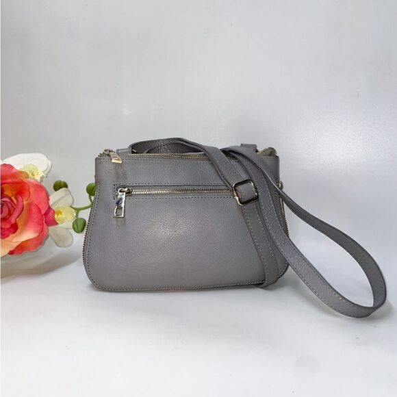 Halogen Two-Tone Leather Crossbody Sm - Picture 1 of 7